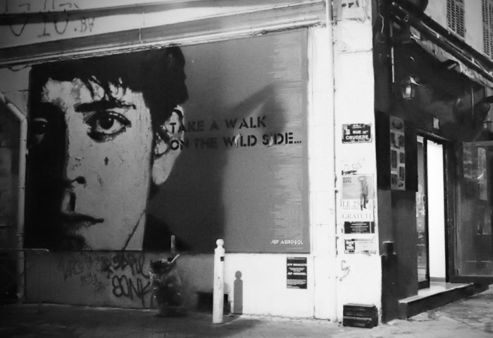 Lou Reed Cours Julien Mur-Marseille