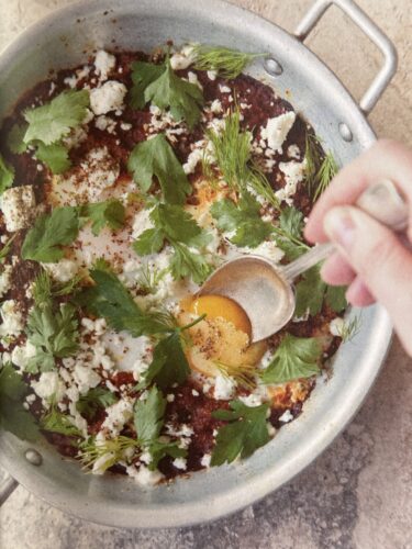 shakshuka aux herbes