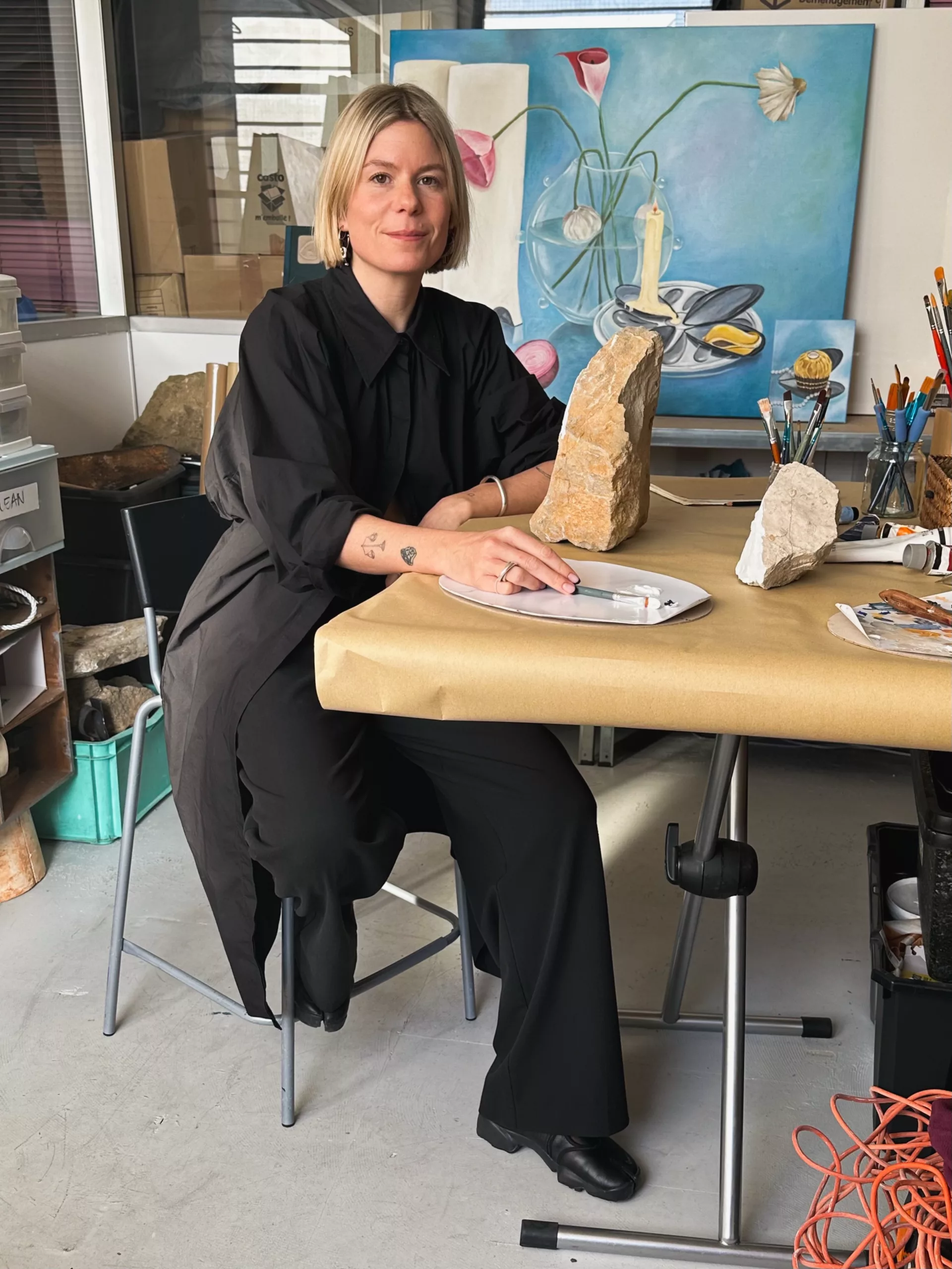 Rencontre avec l'artiste Julie Fleutot dans son atelier à Marseille